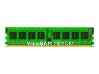 Kingston ValueRAM - Memory - 8 GB - DIMM 240-pin - DDR3 - 1600 MHz