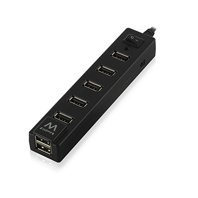 Ewent EW1130 7-Poorts USB 2.0 Hub met aan/uit knop