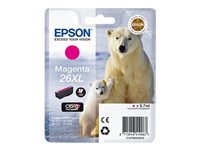 Epson 26XL - XL size - magenta - original - ink cartridge - for Expression Photo XP-760, 860; Expression Premium XP-510, 520, 615, 625, 710, 720, 810, 820