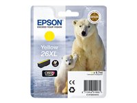 Epson 26XL - XL size - yellow - original - ink cartridge - for Expression Photo XP-760, 860; Expression Premium XP-510, 520, 615, 625, 710, 720, 810, 820