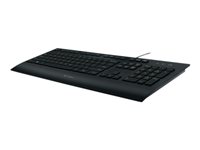 Logitech Corded K280e - Keyboard - USB - US International