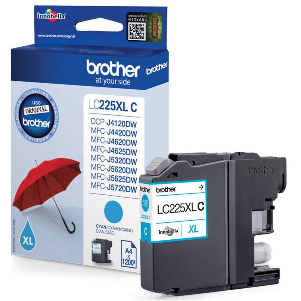 Brother LC225C XL 1200Pagina