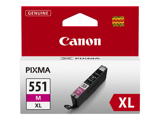 Canon CLI-551M-XL - Magenta - original - ink tank - for PIXMA iP8750, iX6850, MG5550, MG5650, MG5655, MG6450, MG6650, MG7150, MG7550, MX725, MX925