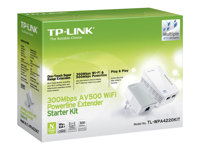 TP-LINK TL-WPA4220KIT AV500 2-Port Wifi Powerline Adapter Starter Kit