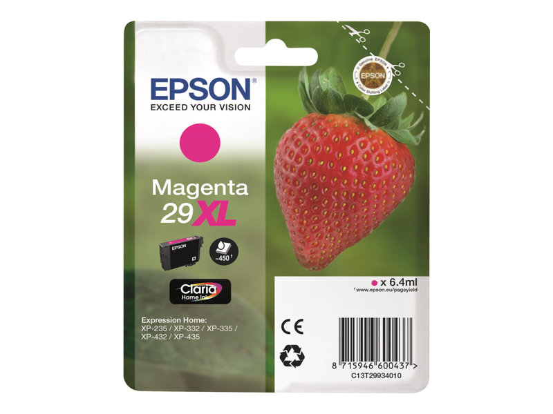 Epson 29XL - hoge capaciteit - magenta - origineel - inktcartridge