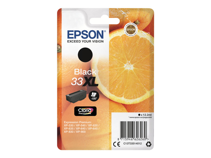 Epson 33XL (T3351) inktcartridge zwart (origineel)