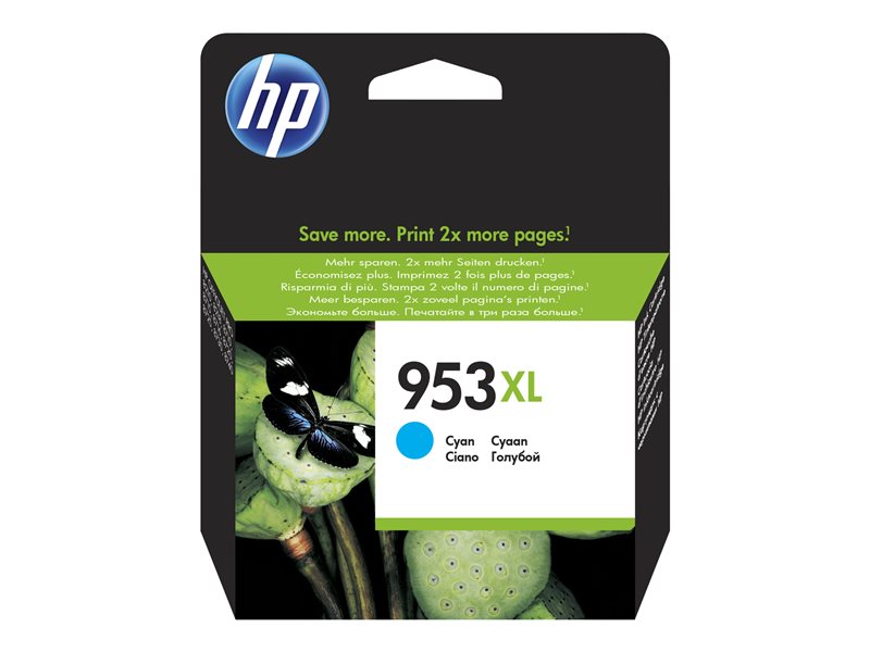 HP 953XL - hoog rendement - cyaan - origineel - inktcartridge