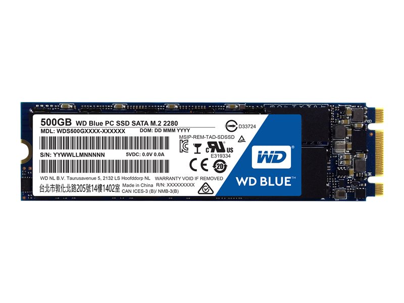 WD Blue SSD 500GB WDS500G1B0B M.2