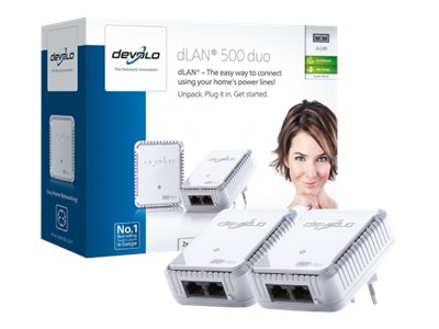 Devolo dLAN 500 duo Starter Kit Ethernet 500Mbit/s netwerkkaart & -adapter