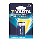 Varta High Energy batterij 9 Volt blister