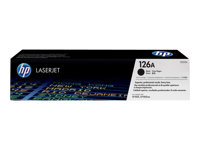 HP 126A - CE310A - toner cartridge - 1 x black - 1200 pages - for Color LaserJet Pro CP1025, CP1025nw; LaserJet Pro 100; TopShot LaserJet Pro M275