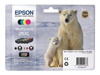 Epson 26XL Multipack - Print cartridge - 1 x black, yellow, cyan, magenta - for Expression Premium XP-600, XP-605, XP-700, XP-800