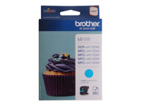 Brother LC123C - Print cartridge - High Yield - 1 x cyan - 600 pages - for DCP J132, J152, J552, J752; MFC J245, J4310, J470, J4710, J650, J6520, J6720, J6920, J870