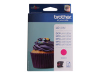 Brother LC123M - Print cartridge - High Yield - 1 x magenta - 600 pages - for DCP J132, J152, J552, J752; MFC J245, J4310, J470, J4710, J650, J6520, J6720, J6920, J870